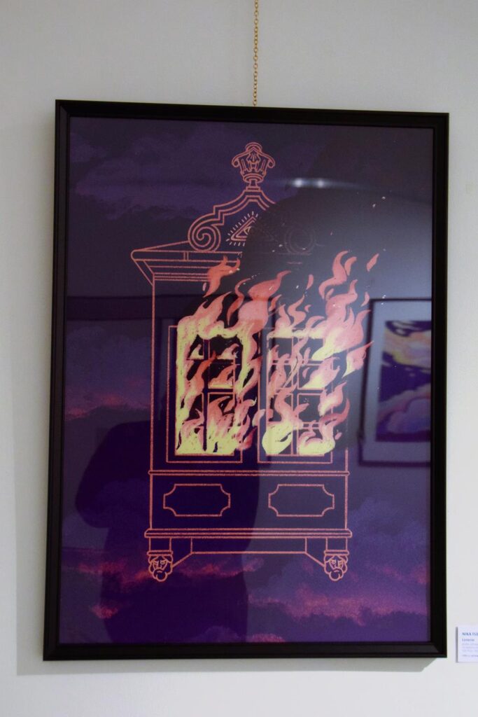 DSC_0830_edytowano-Copy-683x1024 Wystawa grafik i ilustracji pt. ,,Doliny Fal” autorstwa Niki Fleszar