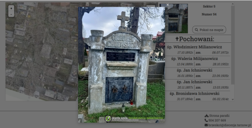 4 Cyfrowa mapa cmentarza w Brzesku. Uczniowie stworzyli aplikację do wyszukiwania grobów