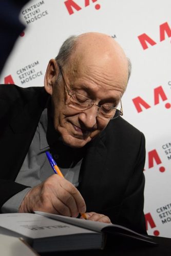 1-copy Ks. prof. Michał Heller i Wojciech Bonowicz - rozmowa i promocja książki "Siedem ważnych słów"