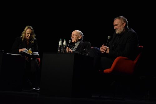 dsc-1974-copy Ks. prof. Michał Heller i Wojciech Bonowicz - rozmowa i promocja książki "Siedem ważnych słów"