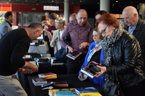 dsc-6898-copy Ks. prof. Michał Heller i Wojciech Bonowicz - rozmowa i promocja książki "Siedem ważnych słów"