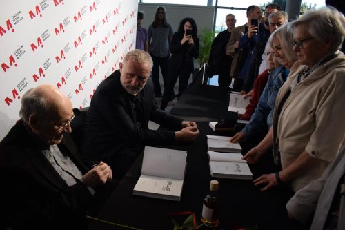 dsc-7008-copy Ks. prof. Michał Heller i Wojciech Bonowicz - rozmowa i promocja książki "Siedem ważnych słów"