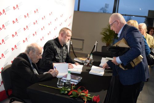 dsc-7062-copy Ks. prof. Michał Heller i Wojciech Bonowicz - rozmowa i promocja książki "Siedem ważnych słów"