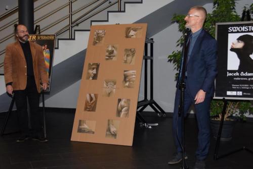 Wernisaz-wystawy-Jacka-Adamczyka-„SWOISTOSC-2 Wernisaż wystawy Jacka Adamczyka "SWOISTOŚĆ"...