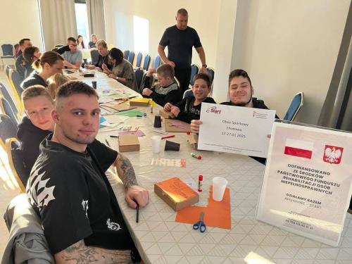 4 Obóz zimowy ze START Tarnów Tarnowskie Zrzeszenie Sportowe Niepełnosprawnych