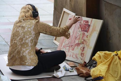 447736750_860800472745650_8641052313354574191_n Zakończono trwający przez cztery dni II Integracyjny Plener Malarski "Pejzaże Tarnowskiej Starówki"