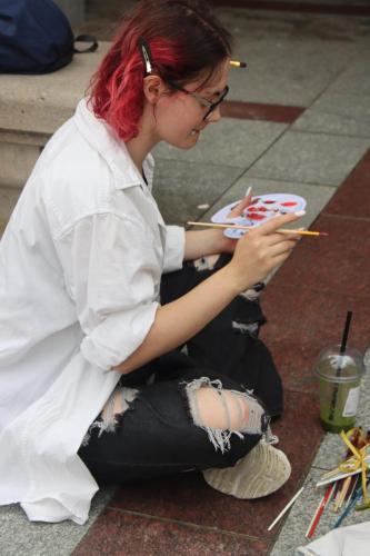 447764305_860799989412365_8617627350436722121_n Zakończono trwający przez cztery dni II Integracyjny Plener Malarski "Pejzaże Tarnowskiej Starówki"