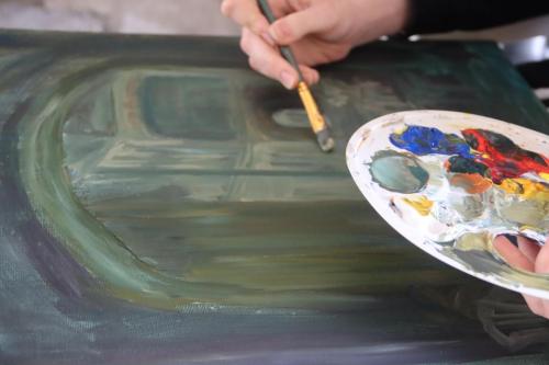 447888422_860799636079067_6993143394419470555_n Zakończono trwający przez cztery dni II Integracyjny Plener Malarski "Pejzaże Tarnowskiej Starówki"