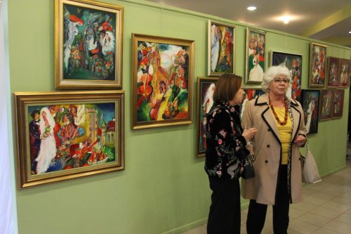 13-copy Wernisaż Krystyny Baniowskiej Stąsiek Meyer podczas Nocy Muzeów