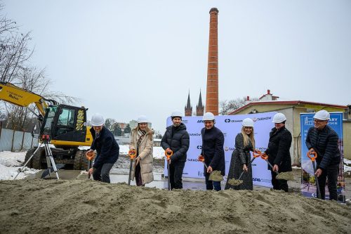 590663921_1429497762508811_6080991019247693490_n Ruszyły prace na terenie Browarów Tarnowskich – symboliczne rozpoczęcie inwestycji