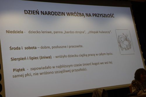 img-9721-copy Wykład Marii Danuty Cetery "Krakowiacy wschodni - tradycje, zwyczaje, obrzędy, narodziny"