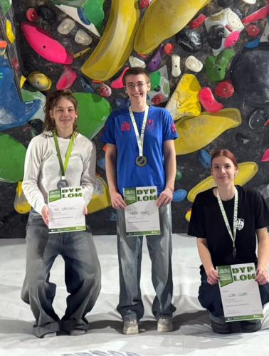 2025-04-12-AZS-Krakow Daria Nawój Akademicką Mistrzynią Małopolski w boulderingu
