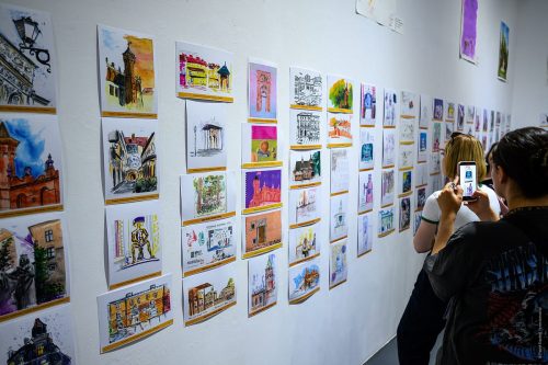 TP9_1473 Tarnów gospodarzem IV Festiwalu Miejskiego Szkicowania – finał…