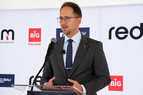 8-copy Przy Lwowskiej w Tarnowie trwa budowa dużego parku handlowego
