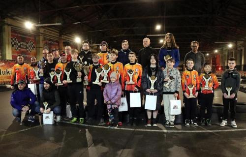 0-copy Juliusz Bąk, Kacper Kajmowicz i Konrad Malawski Mistrzami Ligi Kartingowej w Tarnowie