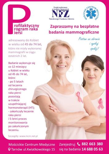 Mammografia-2024 MCM kontynuuje misję zdrowie