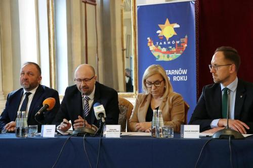 3-copy Konferencja prasowa z udziałem Pauliny Hennig-Kloski, Minister Klimatu i Środowiska RP w Tarnowie