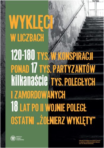 210-355236 „Żołnierze wyklęci. Podziemie niepodległościowe 1944–1963”– wystawa plenerowa