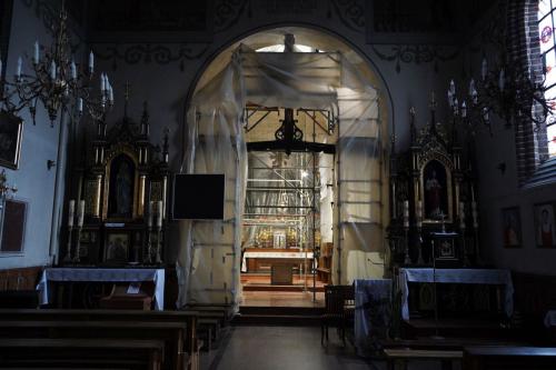 DSC02089 Prace konserwatorskie w Kościele pw. Świętego Jana Chrzciciela na ukończeniu