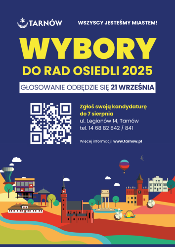 Plakat-KPR We wrześniu wybory do rad osiedli w Tarnowie. Ruszył proces zgłaszania kandydatów