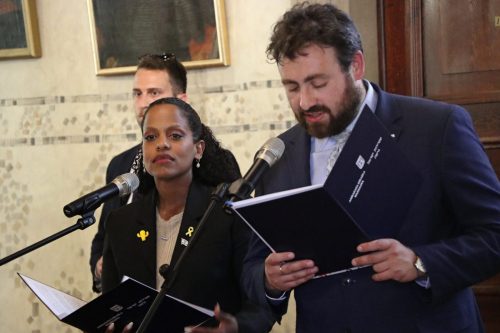 18 Wręczenie medalu Sprawiedliwy Wśród Narodów Świata dla Jana Stolarza