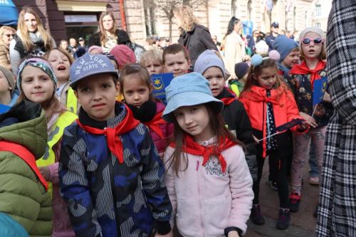 39 695. urodziny Tarnowa - przedszkolaki świętują na Tarnowskim Rynku